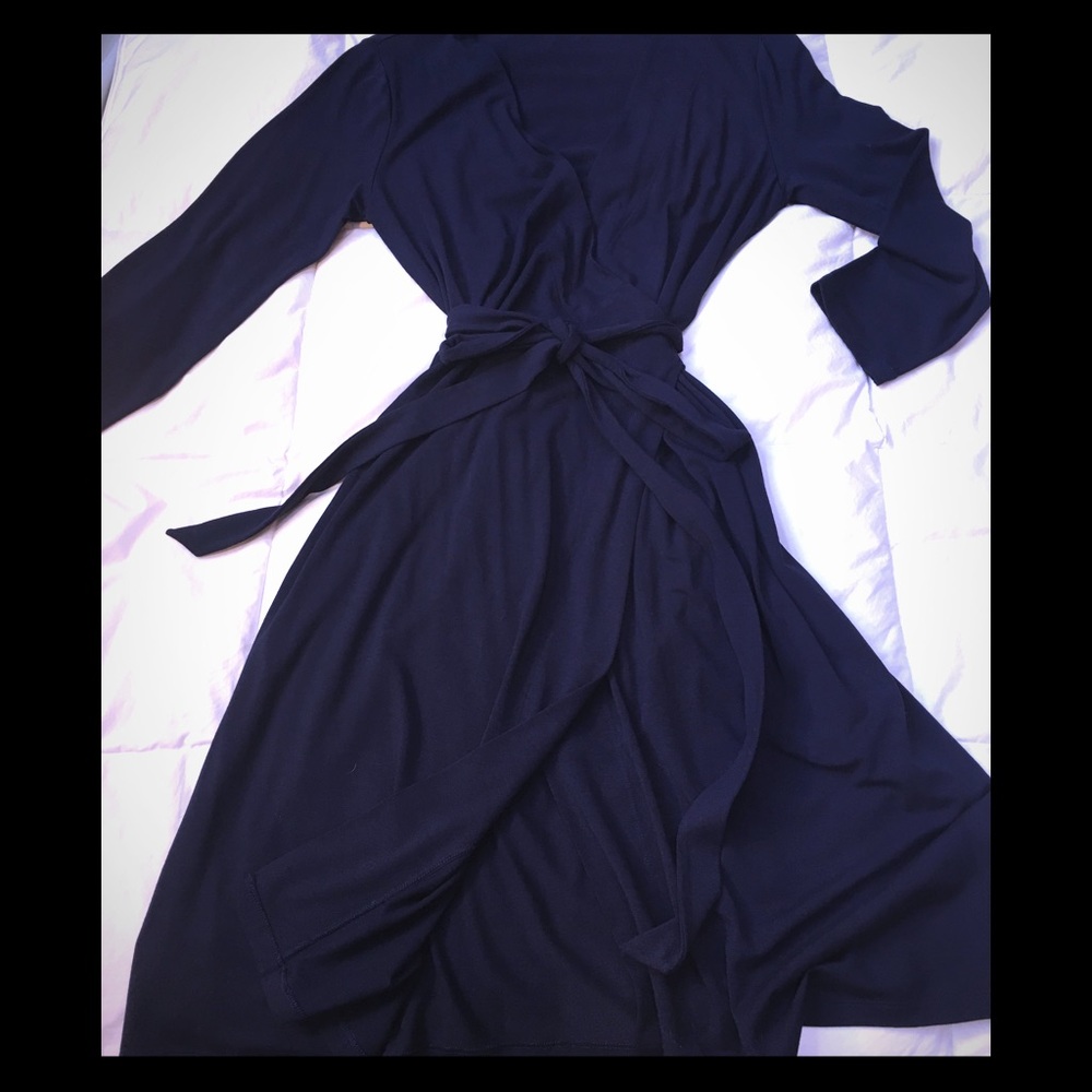 GAP wrap dress. Navy Blue